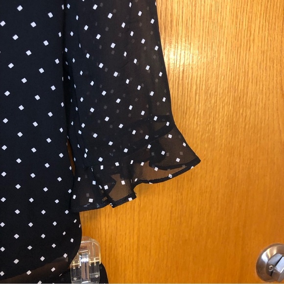 Vintage Cynthia Howie Maggy Boutique 100% silk 2 pc skirt set polka … - Picture 9 of 15